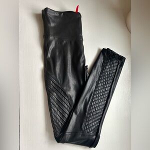 Spanx moto leggings